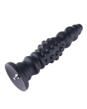 Hismith 11,3" silikon anal dildo, 10,6" innsettbar anal perler dildo med KlicLok System