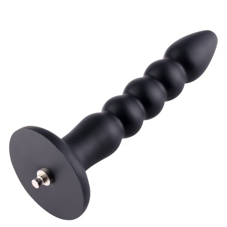 Hismith 9,15” silikon analplugg, 8,45” insättbar analpärlor dildo med KlicLok-system