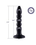 Hismith 9,15” silikon analplugg, 8,45” insättbar analpärlor dildo med KlicLok-system