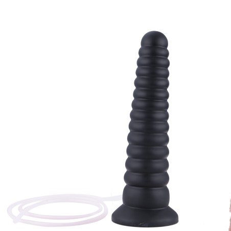 Hismith 10,24" silikondildo, 9,25" innsettbar lengde med KlicLok-system, anal nytelse