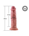 Hismith 9.1" silikonové dildo, 8.35" vkládací délka, vibrační a rotační funkce se systémem KlicLok, velikost M Hismith 9.1" silikonové dildo, 8.35" vkládací délka, vibrační a rotační funkce se systémem KlicLok, velikost M